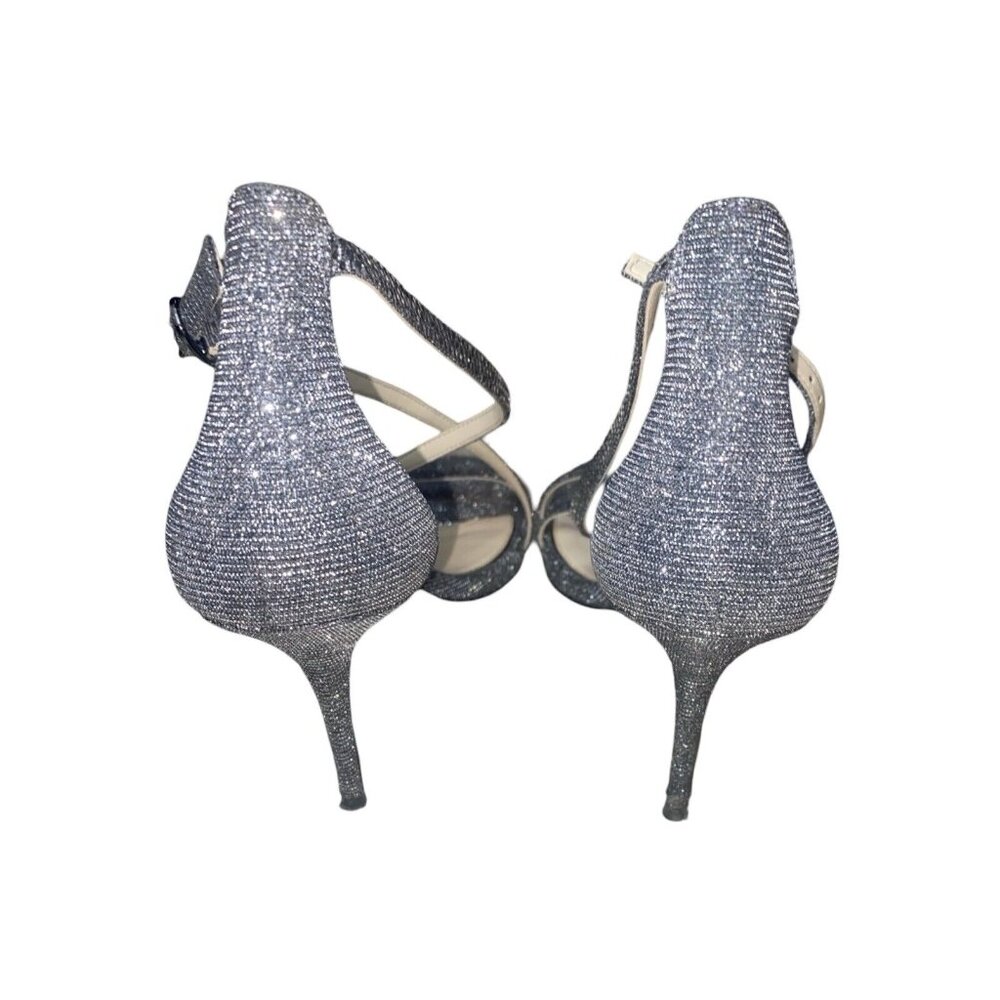 Jessica Simpson Annalesse High Heel Criss-Cross Strap Evening Sandal Size 8 - Picture 6 of 15